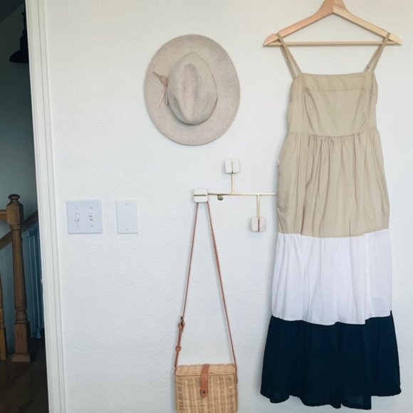 J. Crew Factory - Square-Neck Tiered Dress - Picture 5 of 11